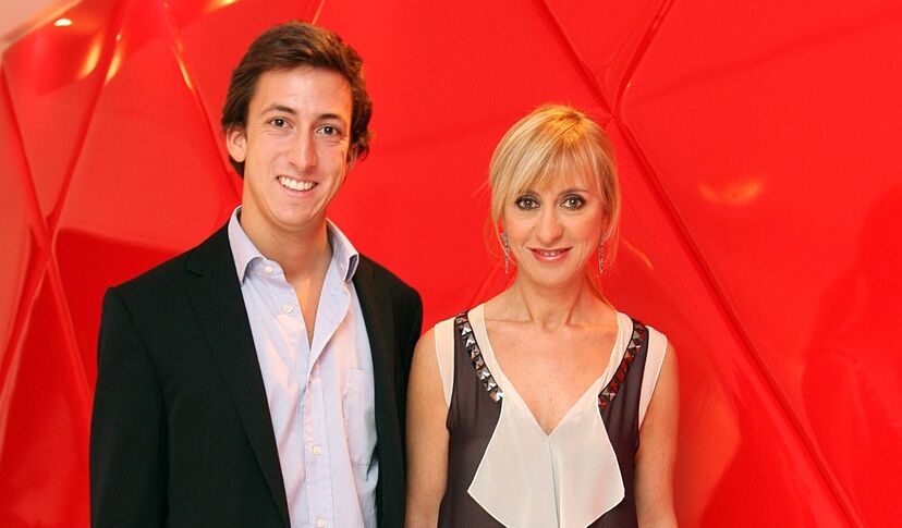 Judite Sousa com o filho, André Sousa Bessa