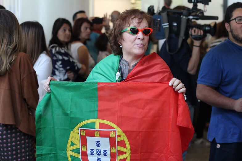 Houve quem se vestisse a rigor para receber o português