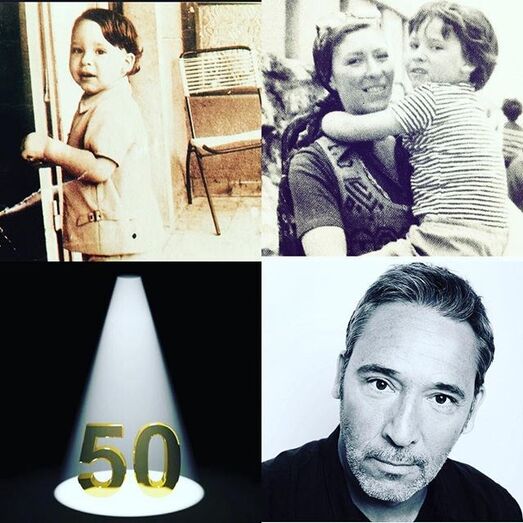 O ator partilhou esta fotografia na sua conta de Instagram, este domingo, 28 de maio, no dia em que faz 50 anos