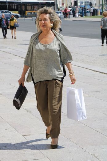 A mãe do ator, Celeste Castilho