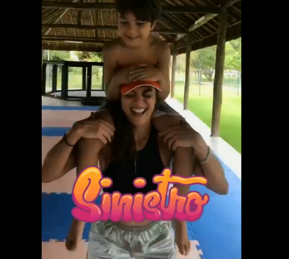 O treino peculiar de Juliana Paes