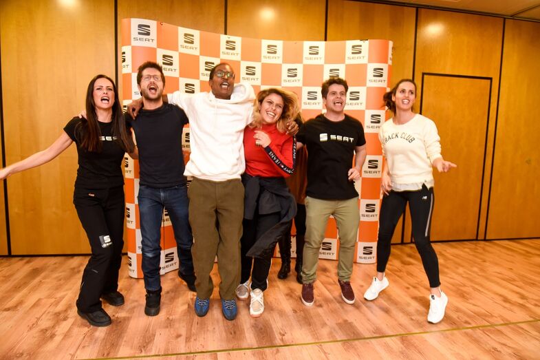 Helena Costa, Afonso Pimentel, Gonçalo Cabral, Maria Sampaio, Miguel Costa e Catarina Gouveia 