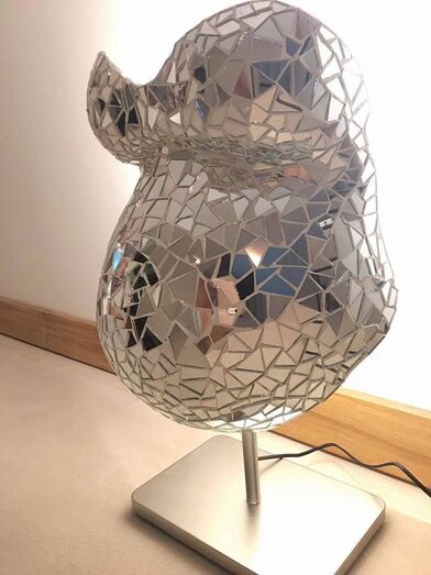 As peças são utilizadas para decoração da casa