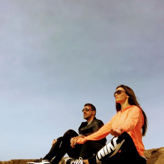 Cada vez mais apaixonada, Liliana Aguiar mostra-se feliz em férias de família