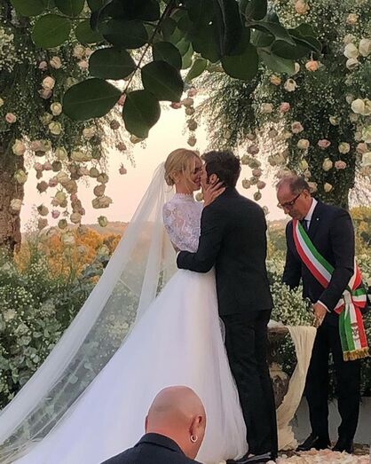 As imagens mais bonitas do "casamento real de Itália" 