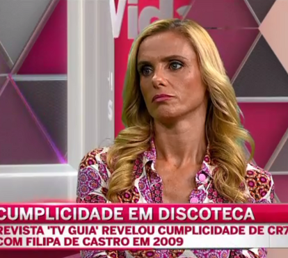 Filipa de Castro vem esclarecer relação antiga com Ronaldo