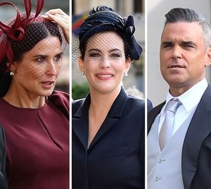 Quem diria? Demi Moore, Liv Tyler e Robbie Williams entre as muitas celebridades do casamento de Eugenie