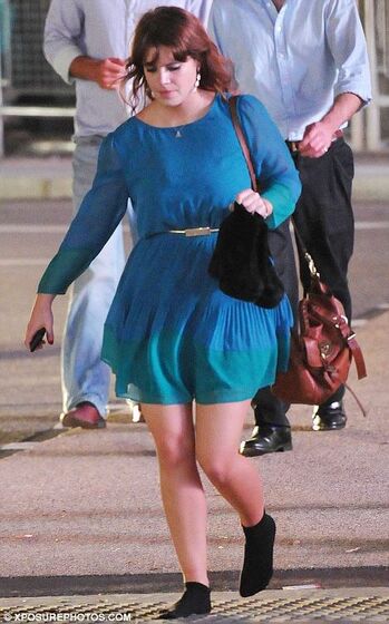 Princesa Eugenie: de gorda a magra