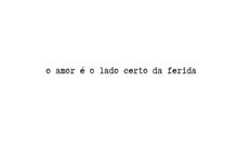 O amor é...