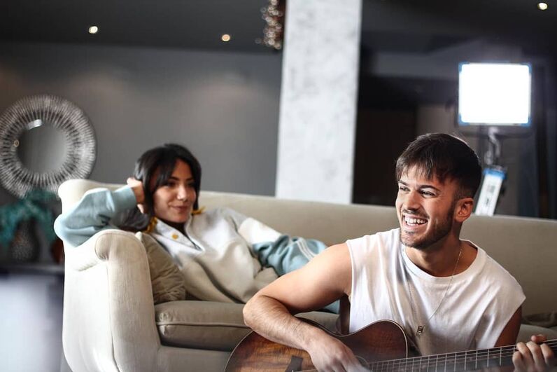 As fotografias mais ousadas de David Carreira e a namorada