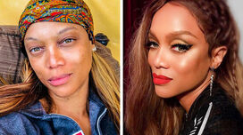 Celebridades que ficam irreconhecíveis sem maquilhagem