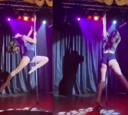 Dânia Neto arrasa a dançar no varão!