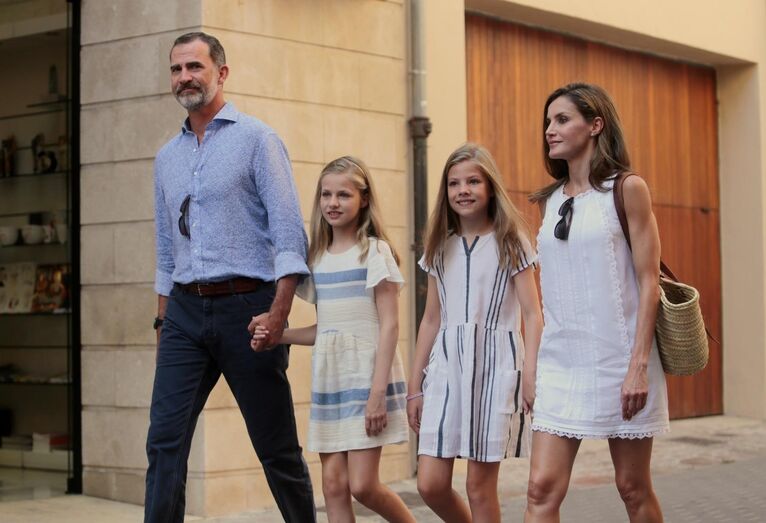 Letizia e Felipe em Maiorca